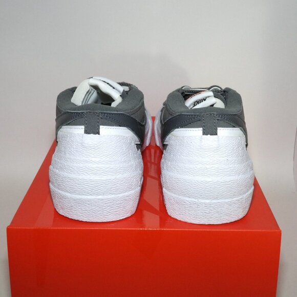 Nike x Sacai Blazer Low Iron Grey DD1877-002 Mens US 11 Brand New - Picture 5 of 11